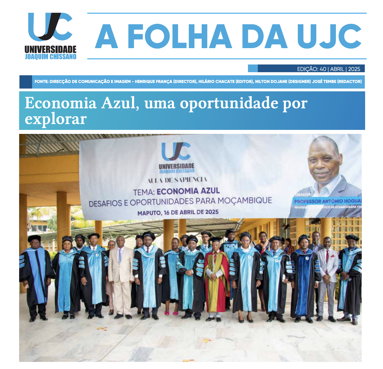 Capa de Edição 40 | Abril | 2025